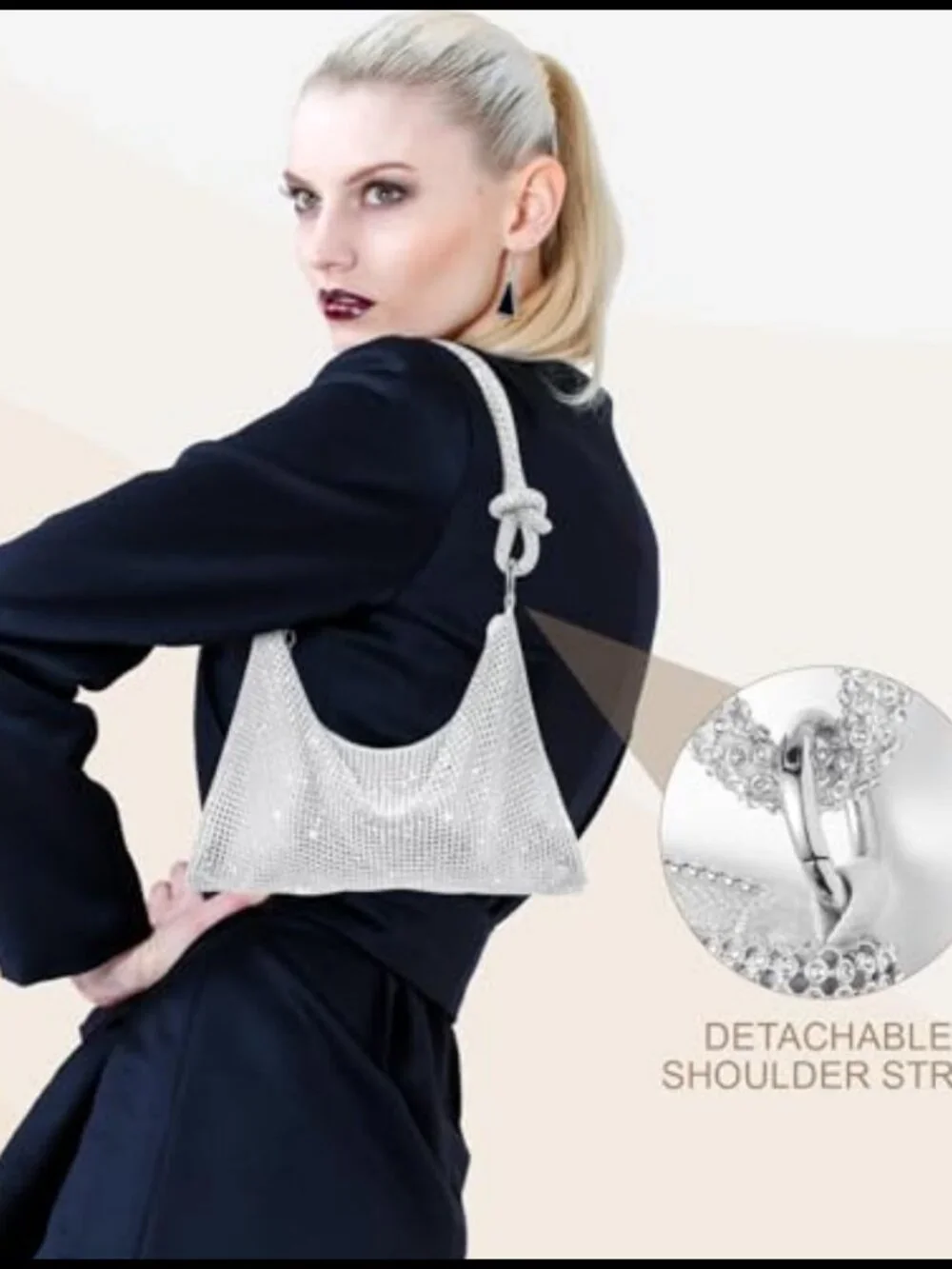 N/A glamorous rhinestone